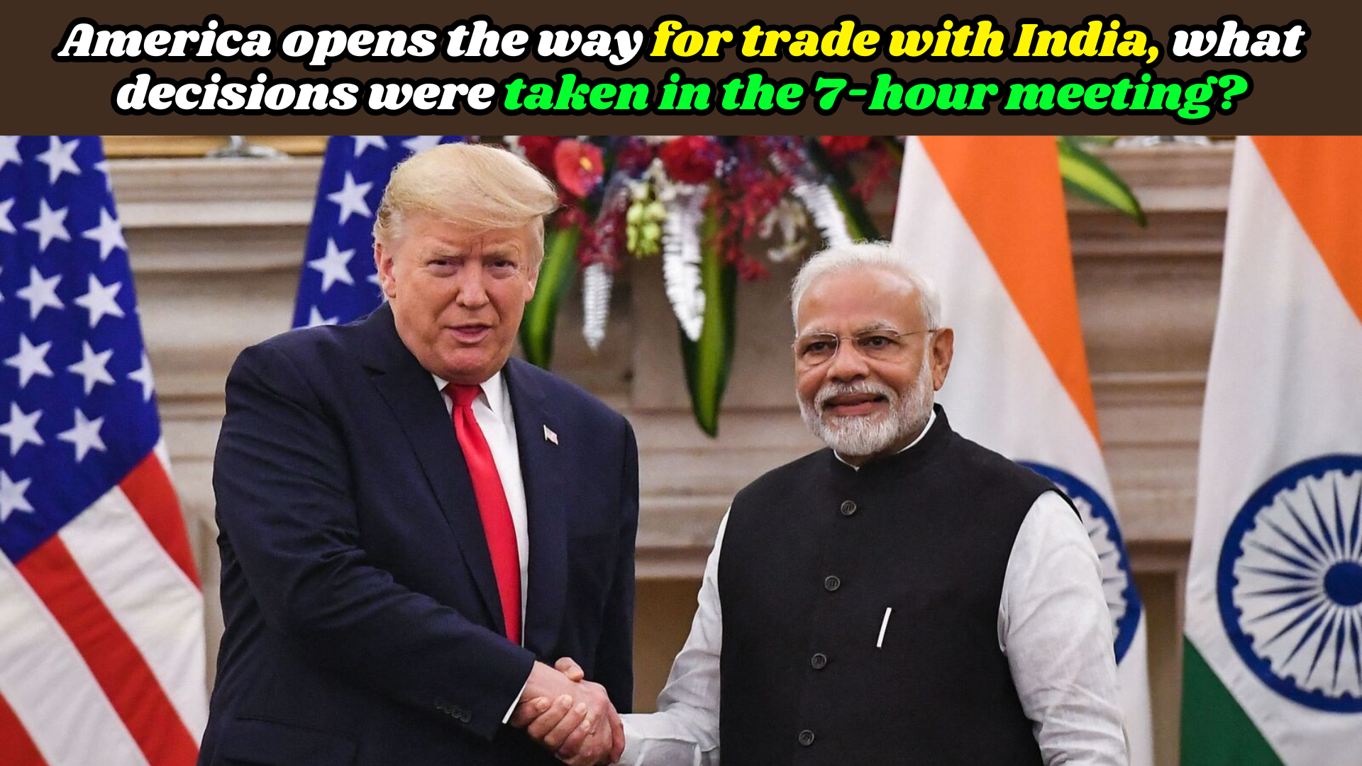 Ind and USA Trade
